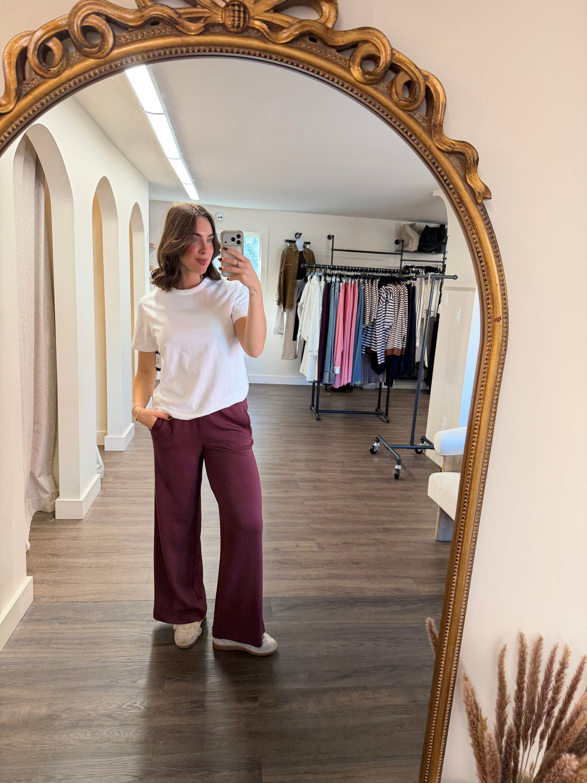 Wide Leg Pant | Merlot