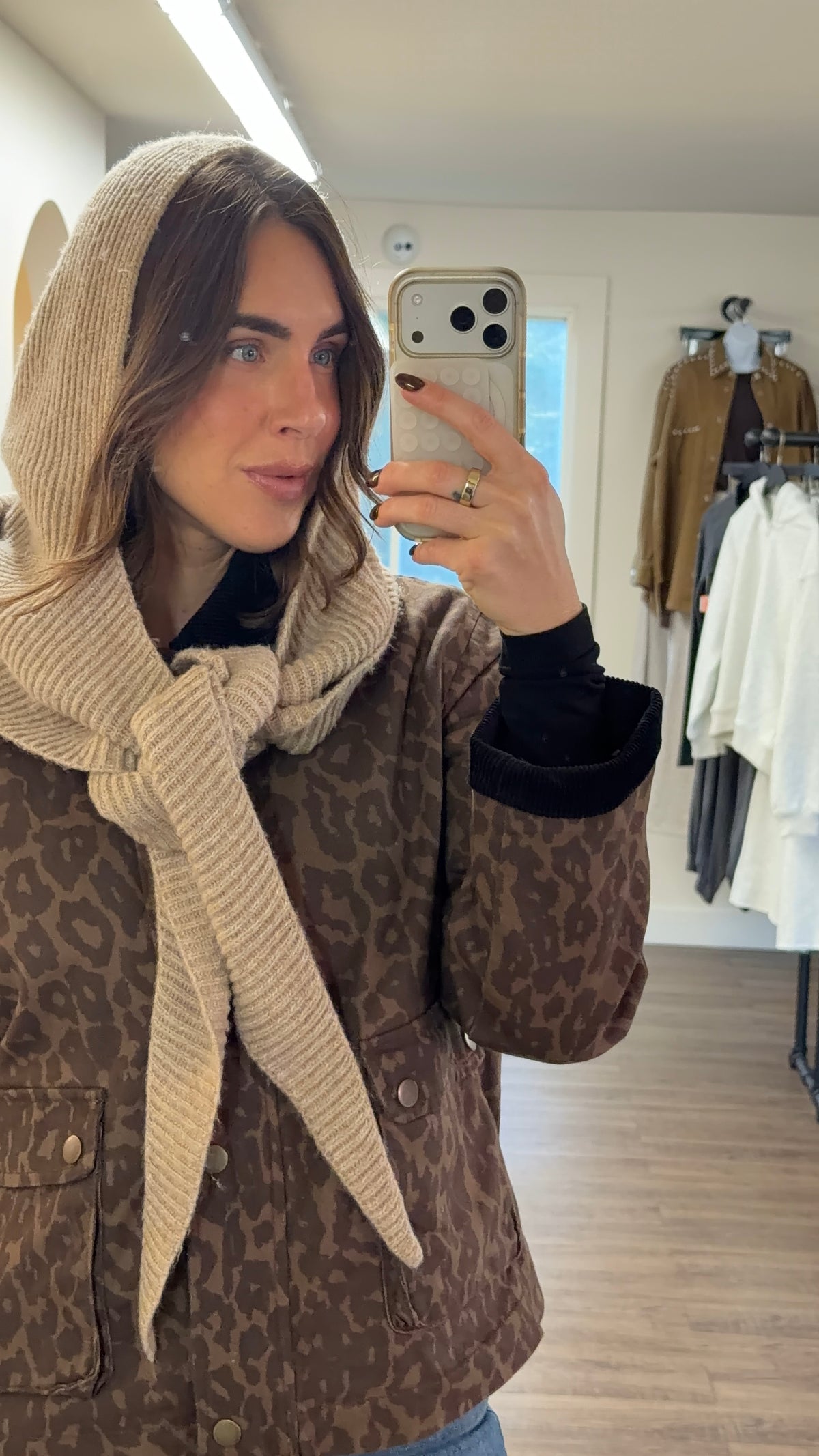 Patrizia Hooded Scarf | Two Colours