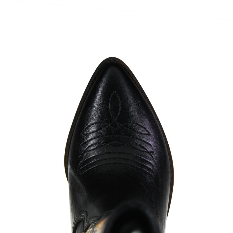 Jumble Western Boot in Black