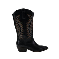 Jumble Western Boot in Black