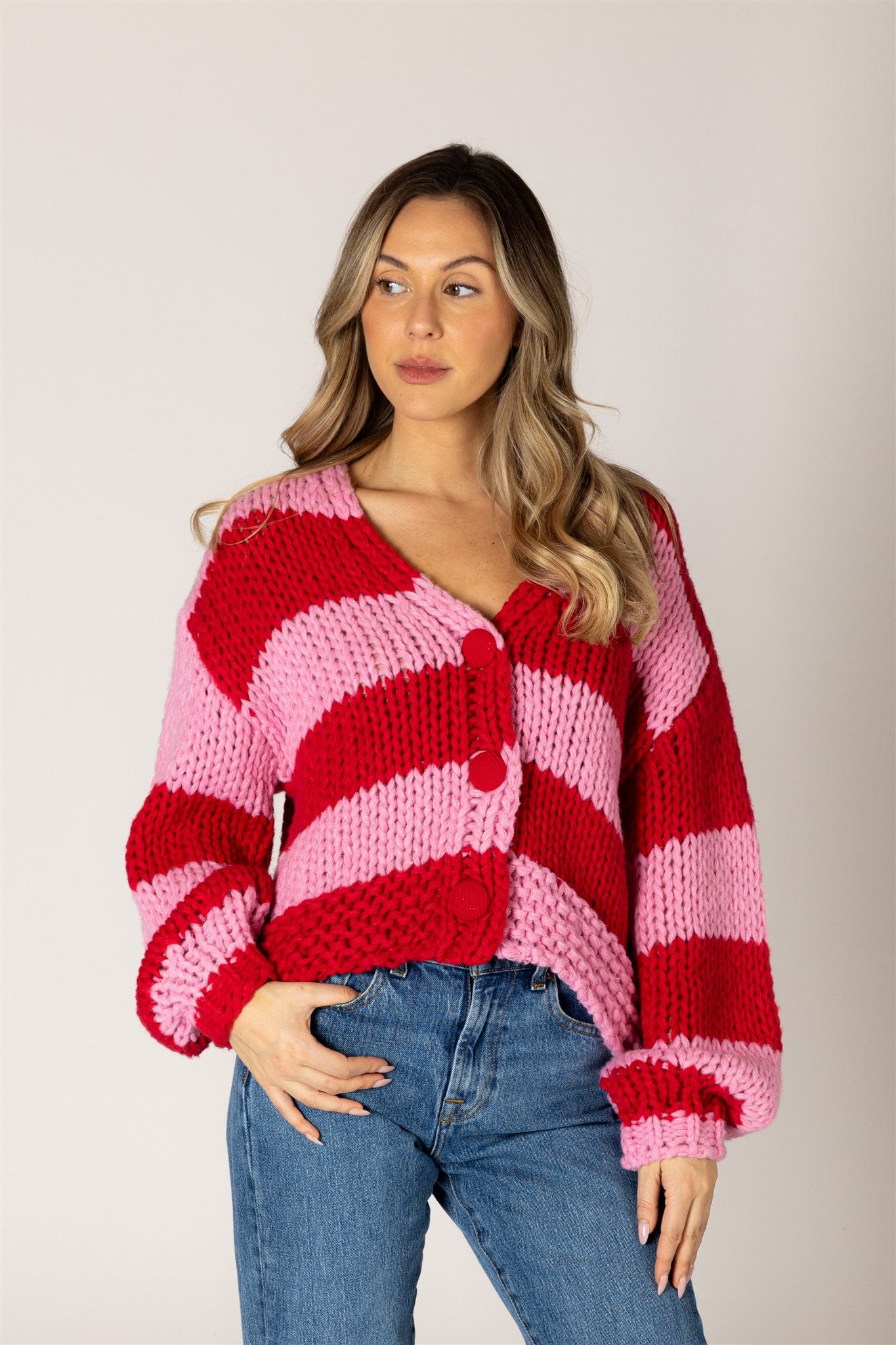 Leelee Hand Knit Cardi