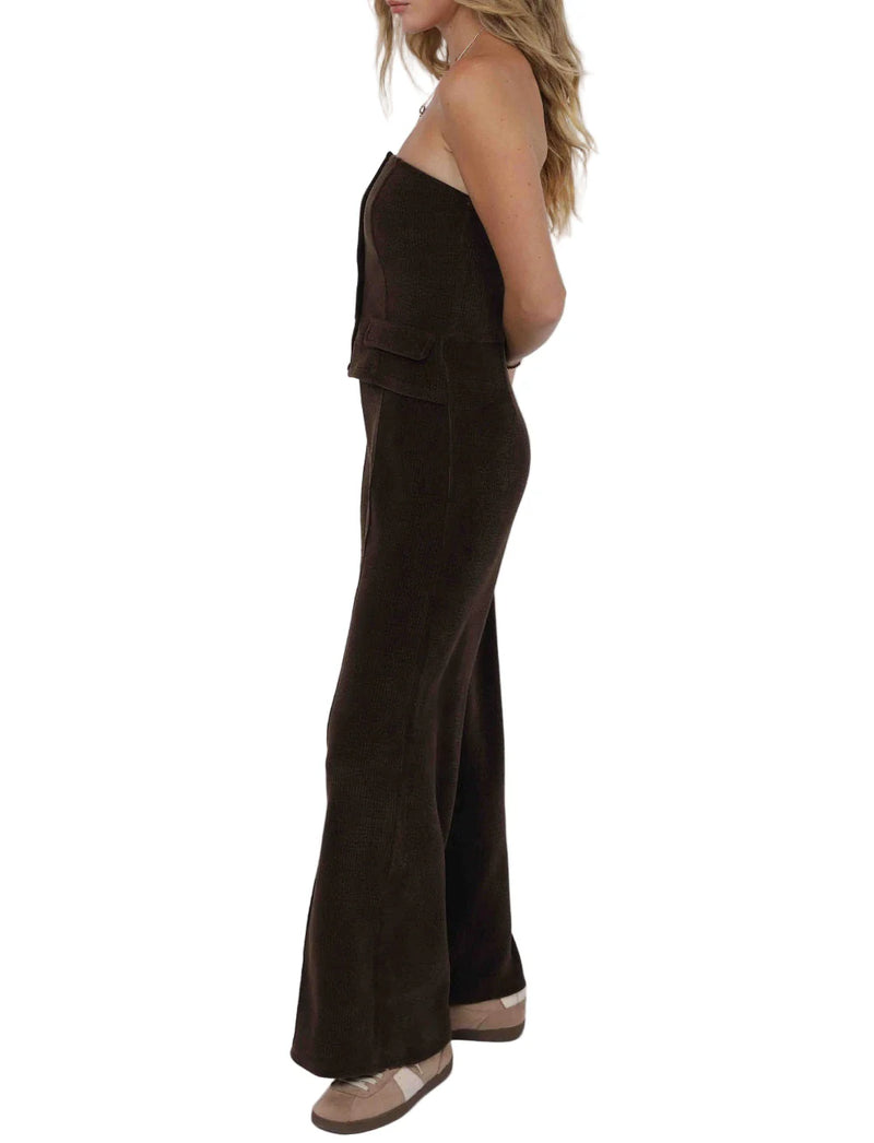 Mystique Tube Vest Wide Leg Jumpsuit