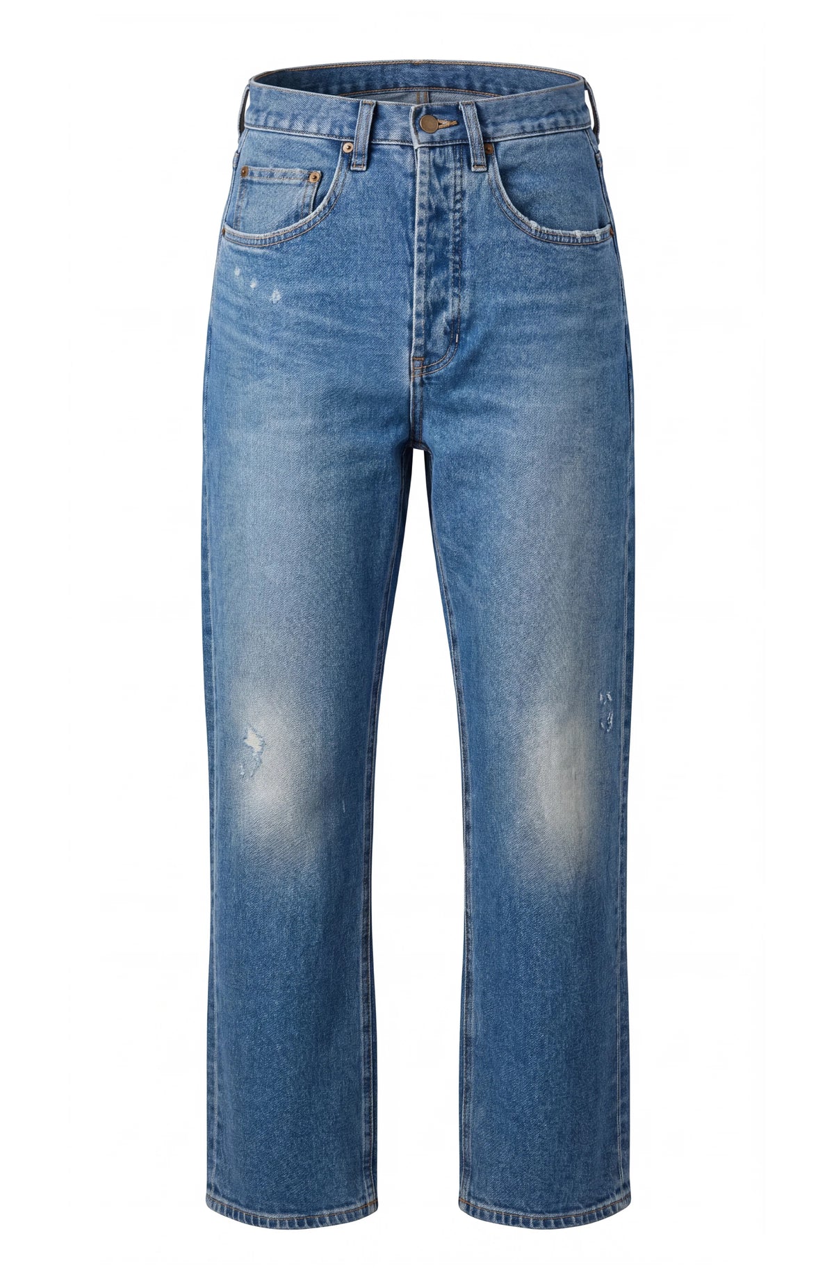 Maisie High Rise Vintage Straight in Nomad Blue
