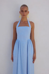 Locklea Midi Dress in Ice Blue