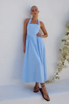Locklea Midi Dress in Ice Blue