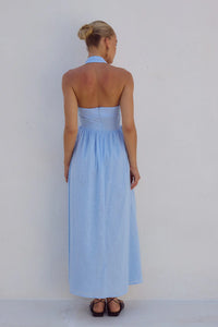 Locklea Midi Dress in Ice Blue