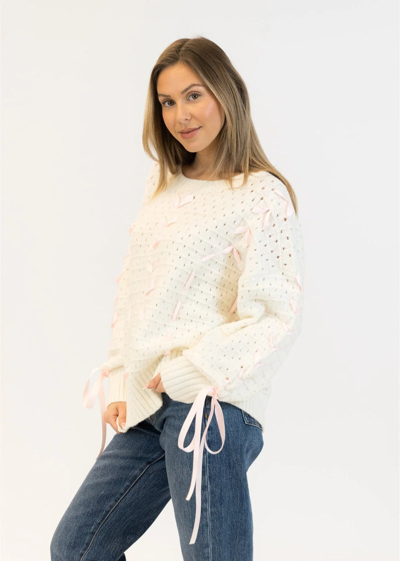 Lydia Ribbon Sweater