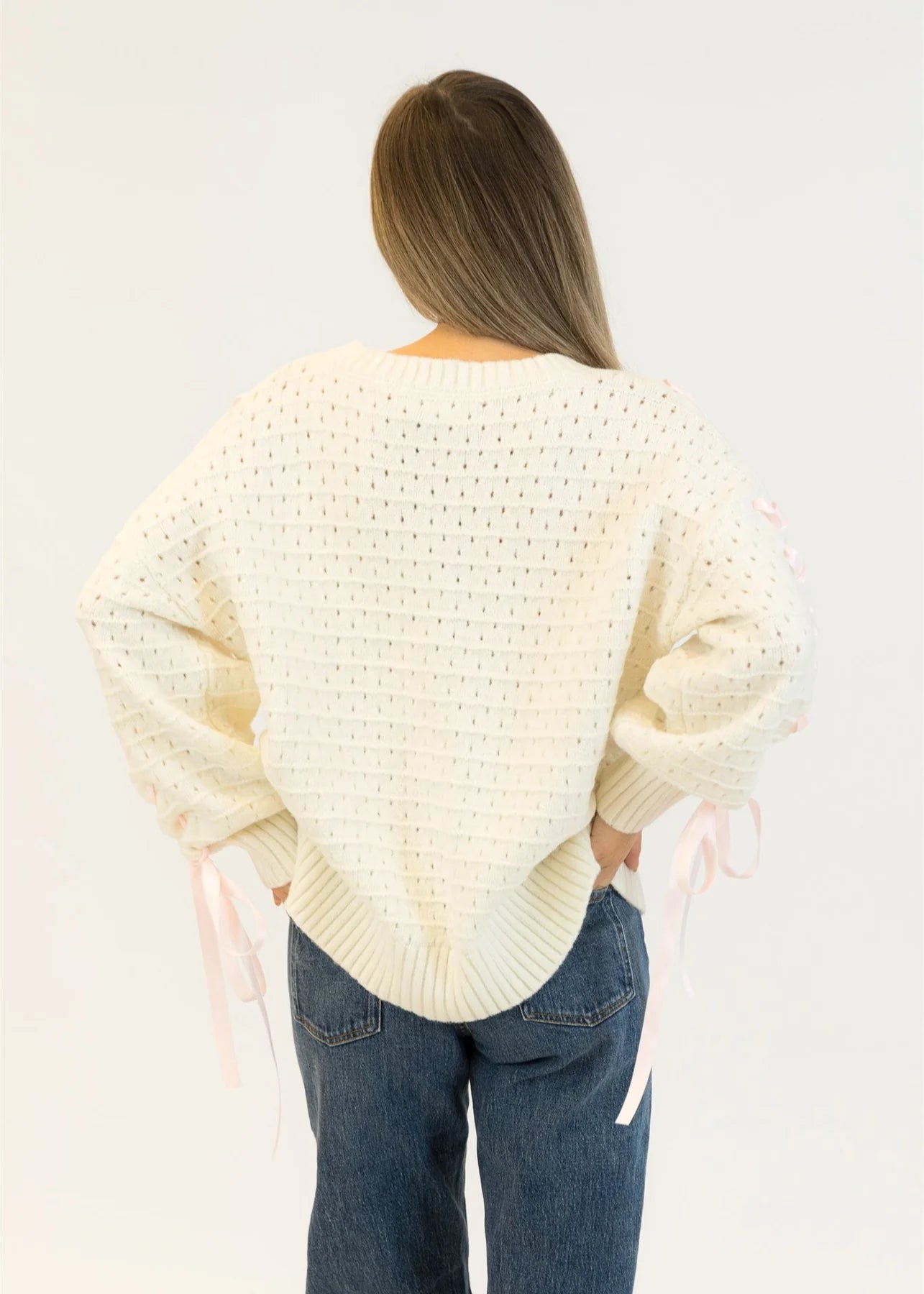 Lydia Ribbon Sweater