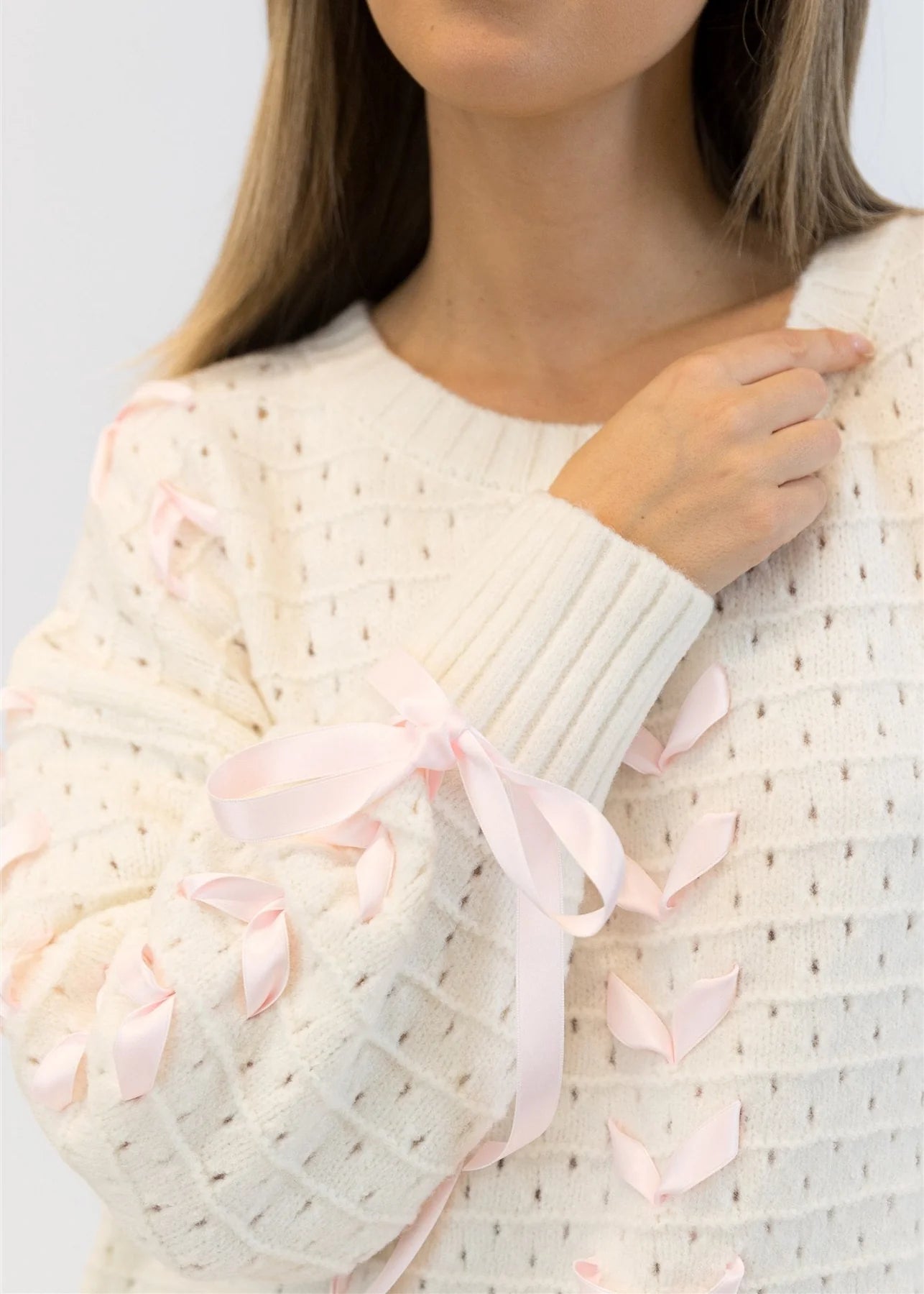 Lydia Ribbon Sweater