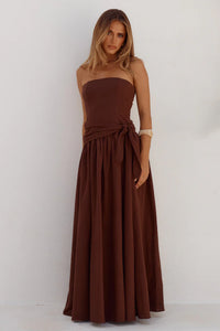 Maeve Maxi Dress in Chocolate