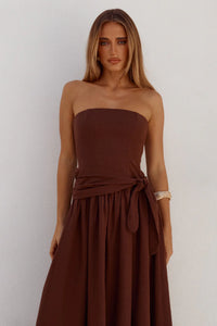 Maeve Maxi Dress in Chocolate