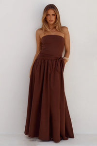 Maeve Maxi Dress in Chocolate