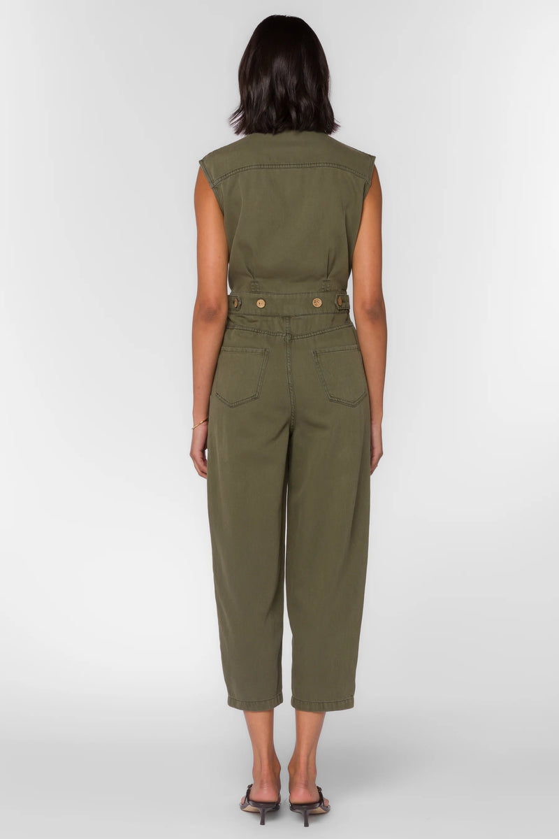 Maggie Jumpsuit in Olive