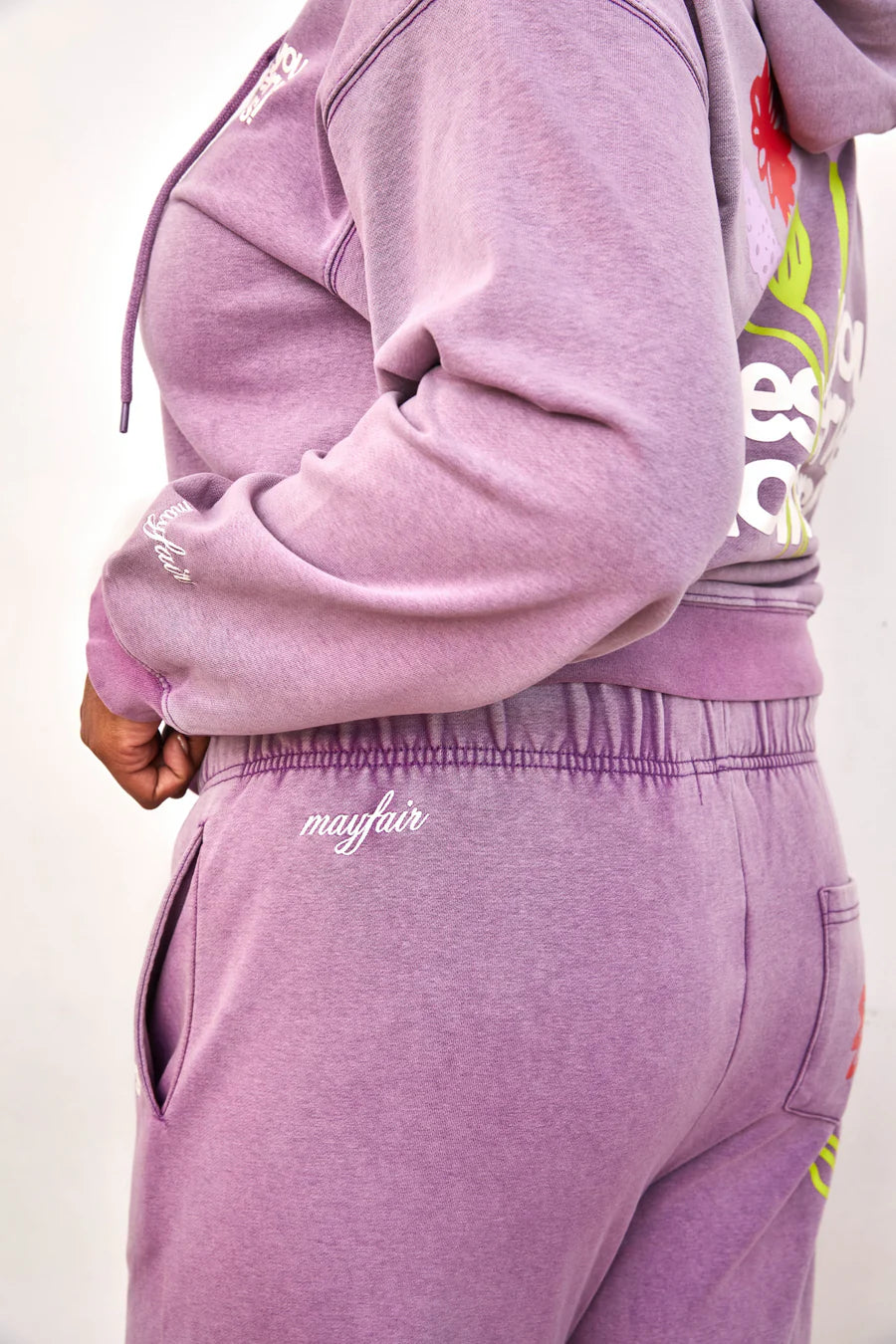 You Deserve Flowers Wide Leg Sweatpants