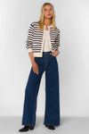 Melinda Navy Stripe Cardigan
