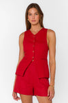 Pisces Vest in Salsa