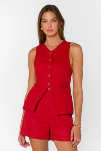 Pisces Vest in Salsa