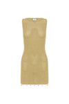 Ariya Mini Dress in Gold