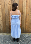 The Periwinkle Midi Tiered Dress