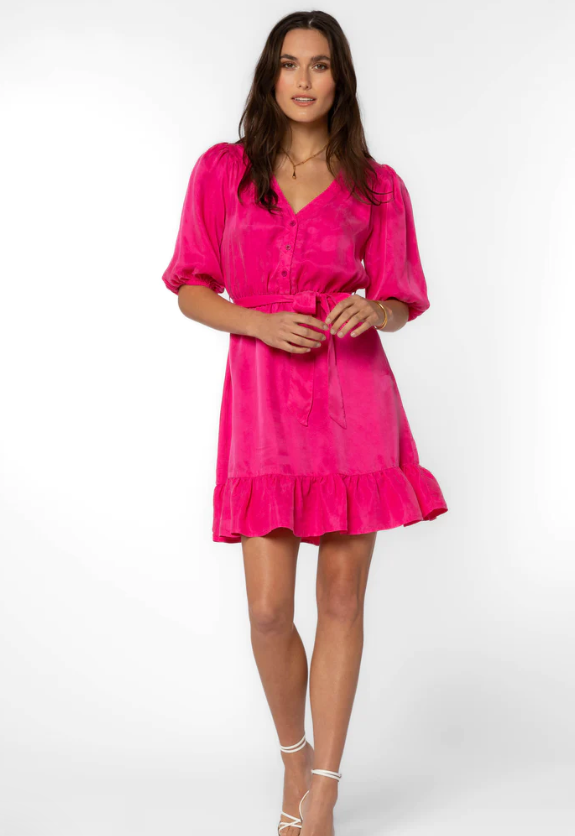 The Darcie Hot Pink Dress