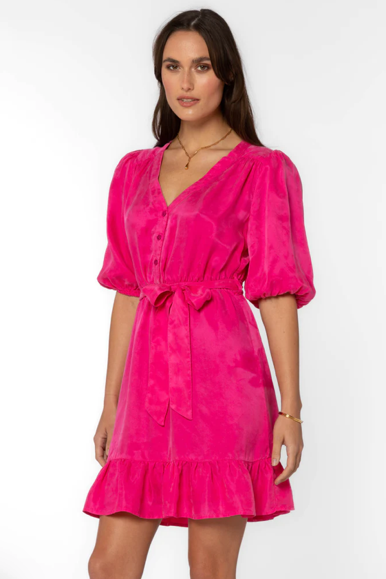 The Darcie Hot Pink Dress