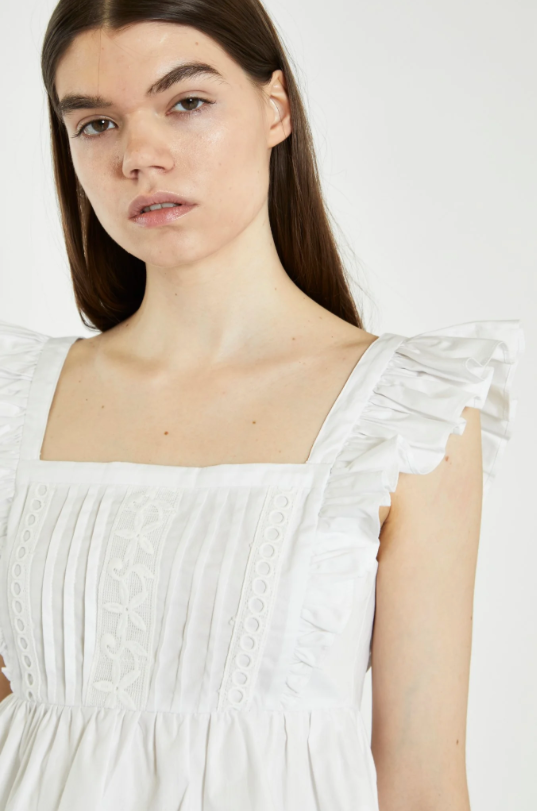 The Open-Back Frill Top