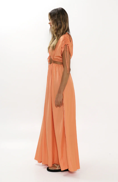 Marilyn Maxi Dress | Tangerine