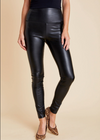 BEST EVER Faux Leather Leggings in Black