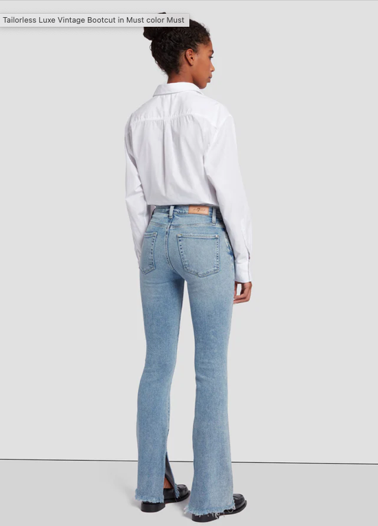 The Tailorless Luxe Vintage Bootcut In Must