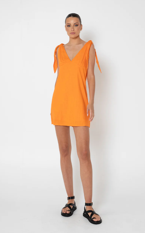 Daniella Dress In Orange