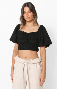 Sofia Crop In Black