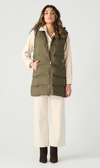 Puffer Vest In Army Green