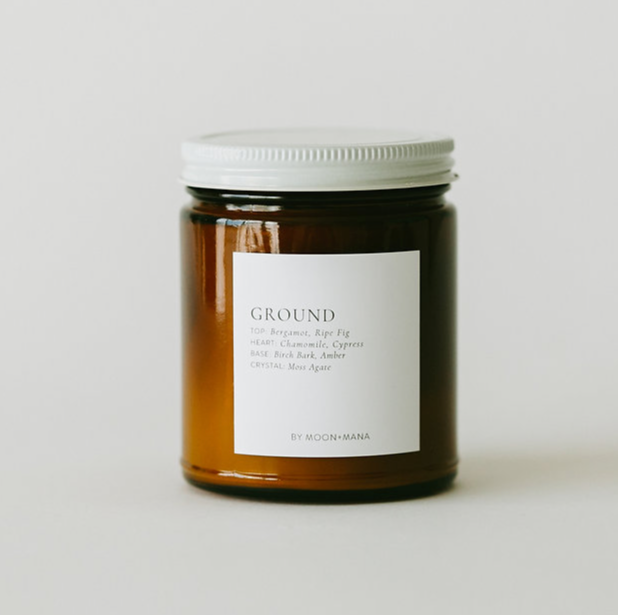 Ground Candle | Birch Bark + Ripe Fig | 9oz