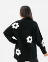 Flora Cardigan In Black Combo