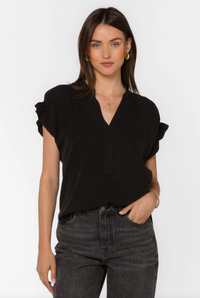 The Avery Top In Black