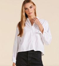 Cropped Boxy Button Down