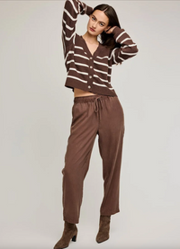 The Lennox Pant In Brunette