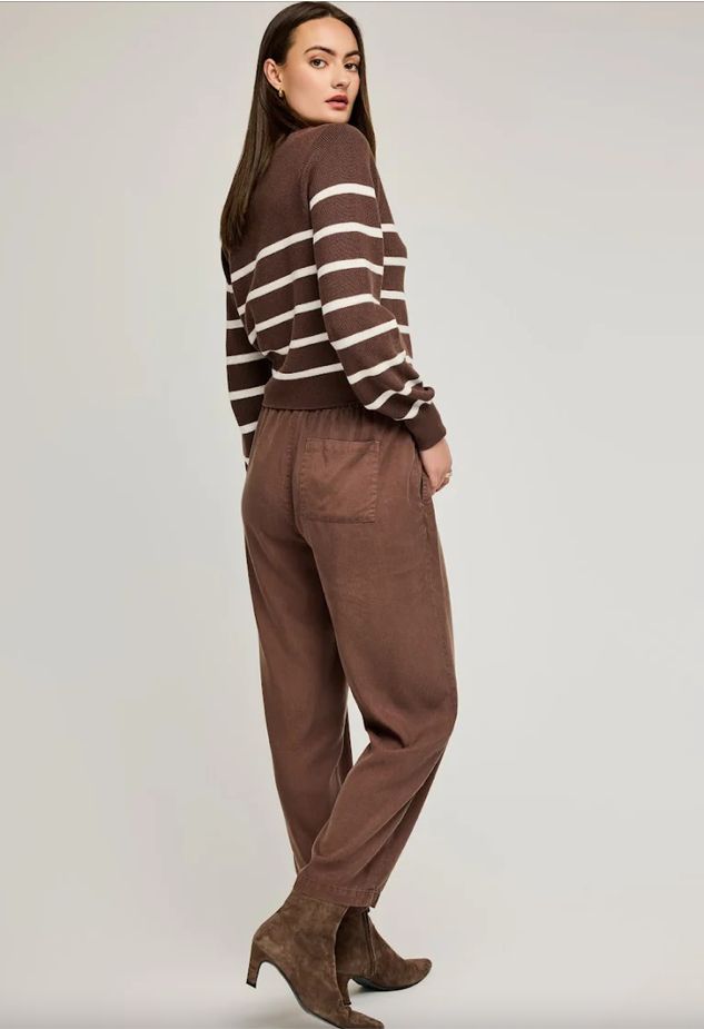 The Lennox Pant In Brunette