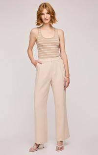 The Luna Pant In Bone