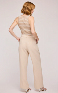 The Luna Pant In Bone