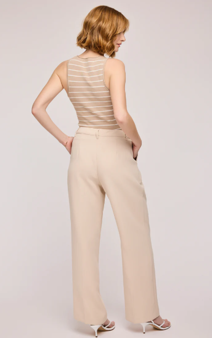 The Luna Pant In Bone