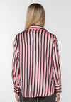 Lazaro Pink/Navy Stripe Blouse