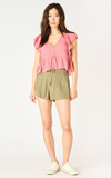 Drawstring Pull-On Short | Washed Olive