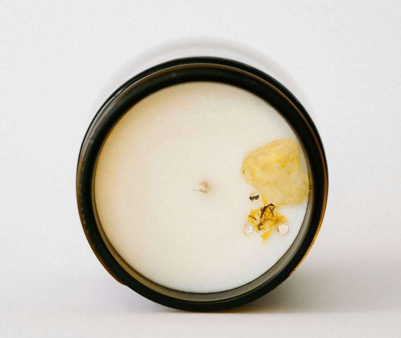 Follow The Sun Candle | Lemon, Sunflower + Suede | 9oz