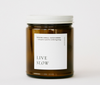 Live Slow | Pistachio, Salted Caramel + Vanilla Candle | 9oz