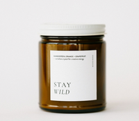 Stay Wild | Orange, Grapefruit + Mangosteen Candle | 9oz