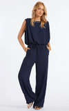Serafina Drawstring Pant | Navy
