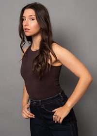 Maria 23 Tank Top | Dark Walnut