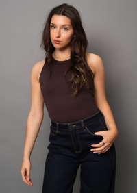 Maria 23 Tank Top | Dark Walnut