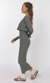 Gabi Dress & Sweater Set | Sage